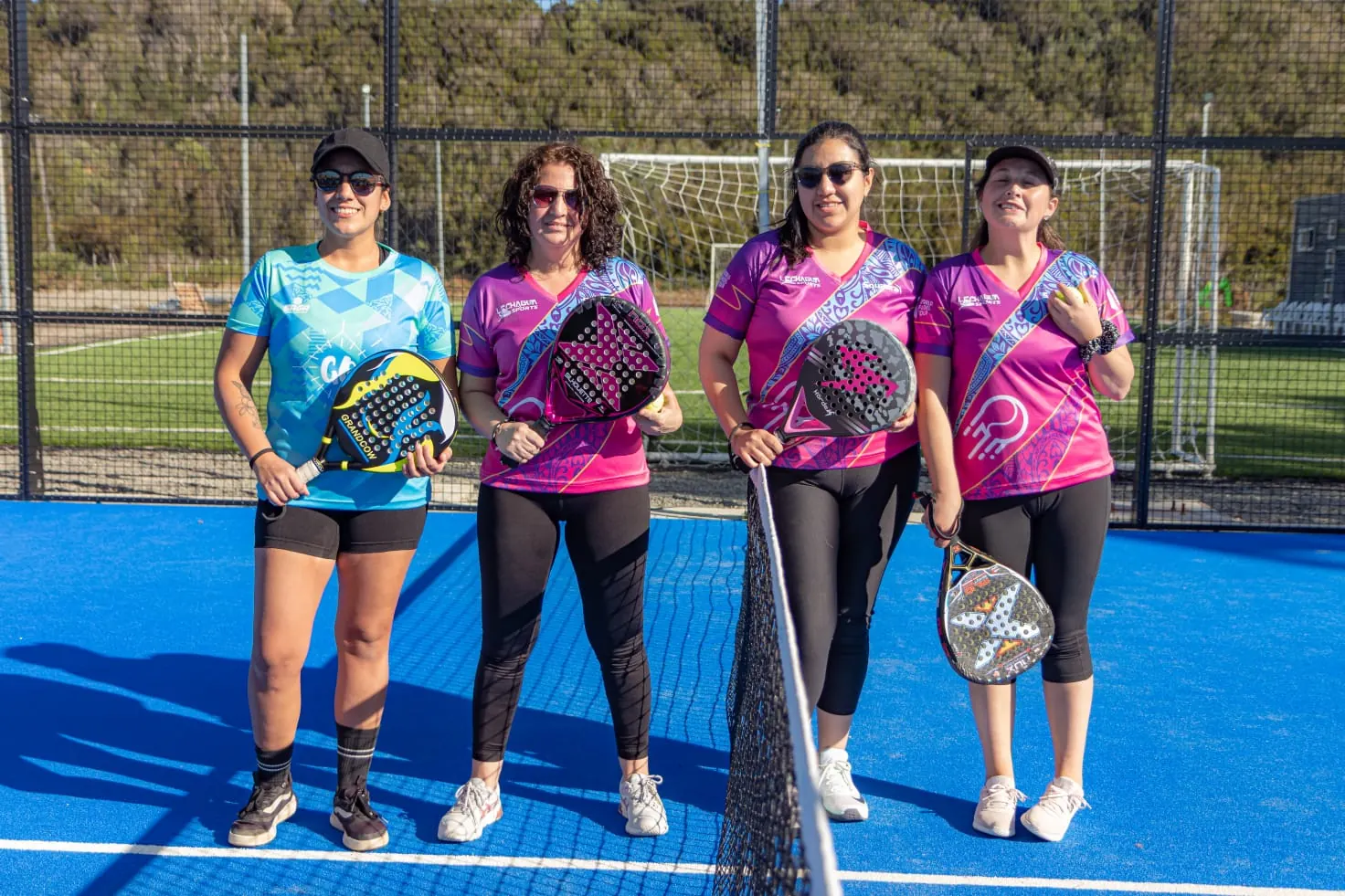 Momento de Pincoyas Pádel en Club Bahía Sports