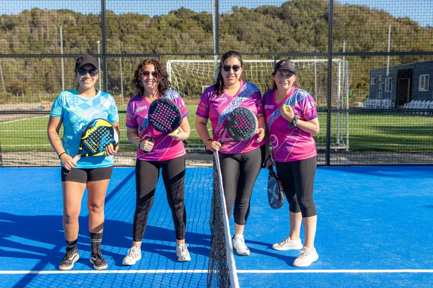 Momento de Pincoyas Pádel en Club Bahía Sports