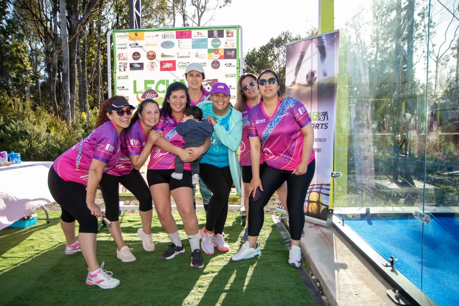 Momento de Pincoyas Pádel en Club Bahía Sports