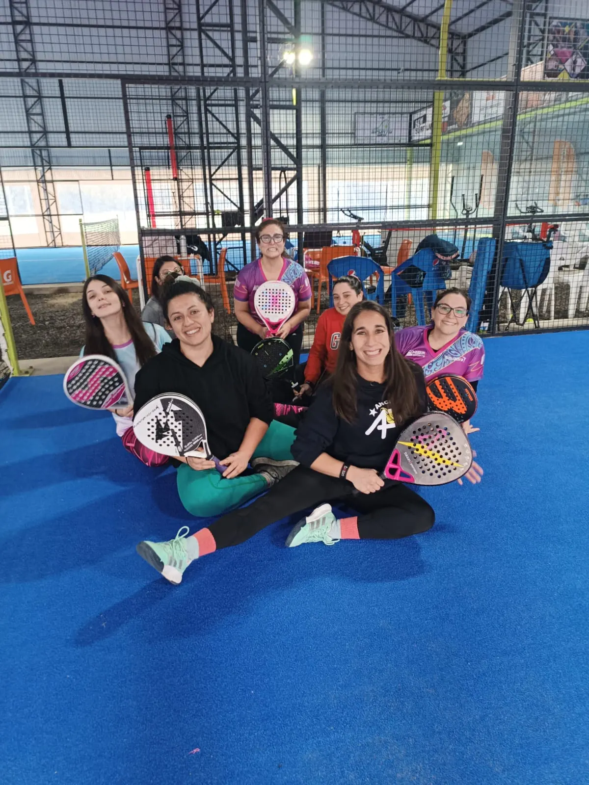 Momento de Pincoyas Pádel en Club Bahía Sports