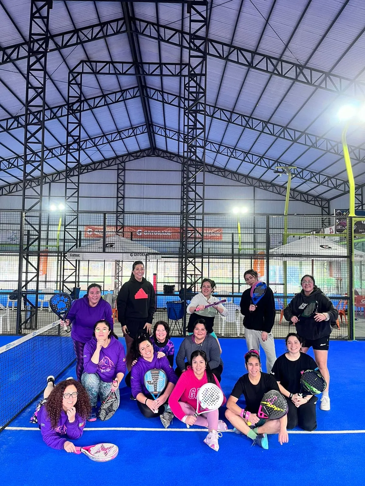 Momento de Pincoyas Pádel en Club Bahía Sports