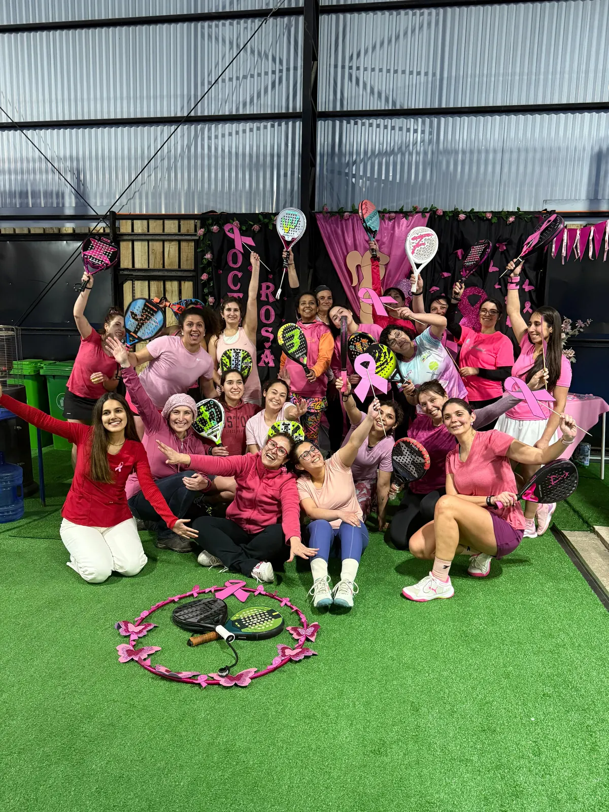 Momento de Pincoyas Pádel en Club Bahía Sports
