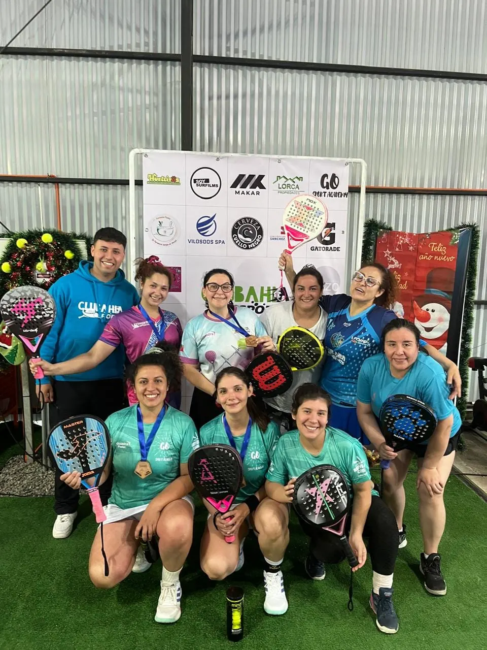 Momento de Pincoyas Pádel en Club Bahía Sports