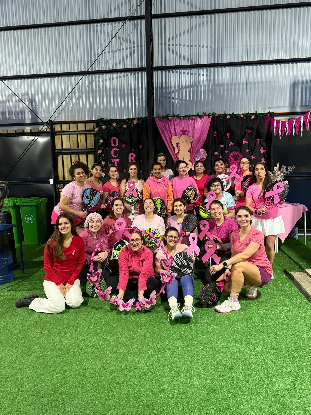 Momento de Pincoyas Pádel en Club Bahía Sports