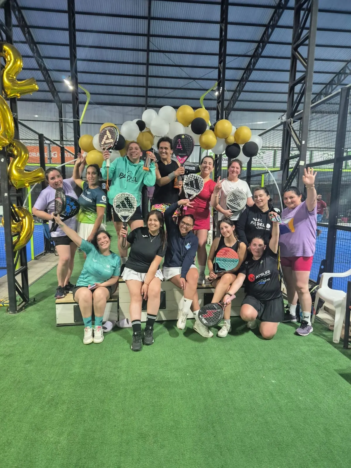 Momento de Pincoyas Pádel en Club Bahía Sports